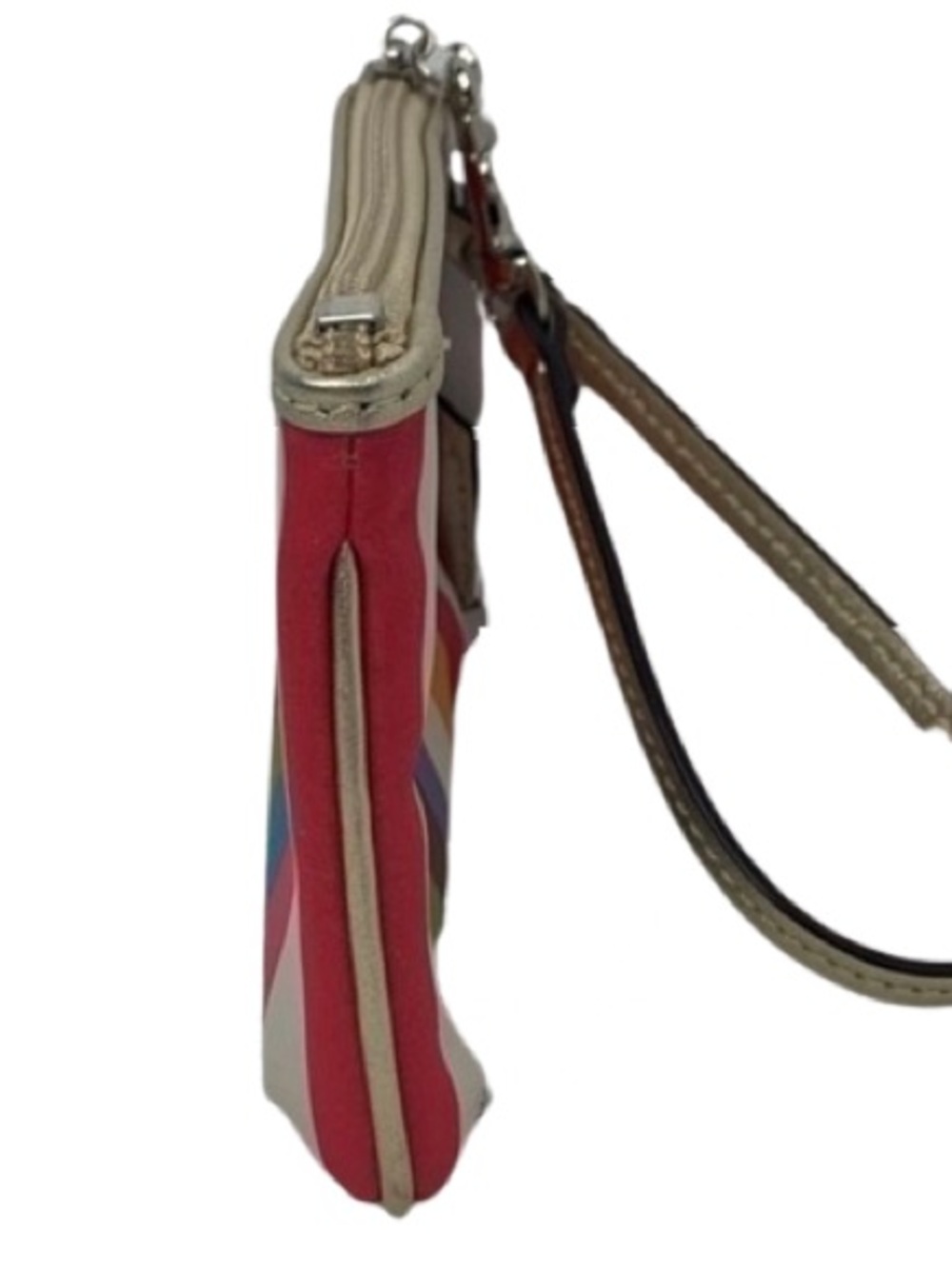 Coach 47511 Y2K Julia SP Legacy Stripe Small Wristlet (Multi) - EUC - Picture 6 of 10